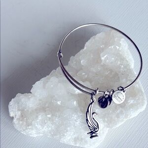 Alex and Ani Silver Charm Bangle Bracelet